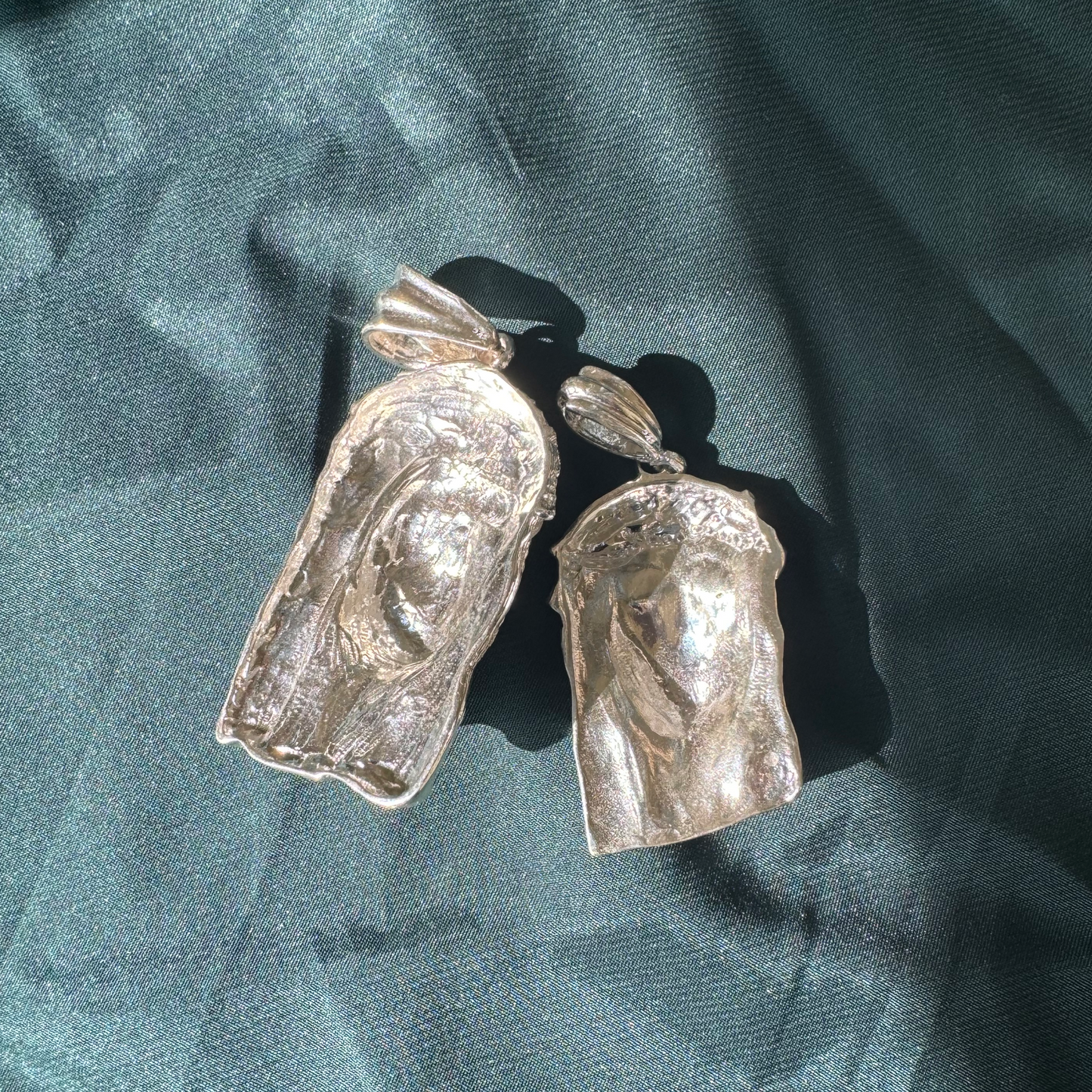 Jesus Head 925 Sterling Silver pendant