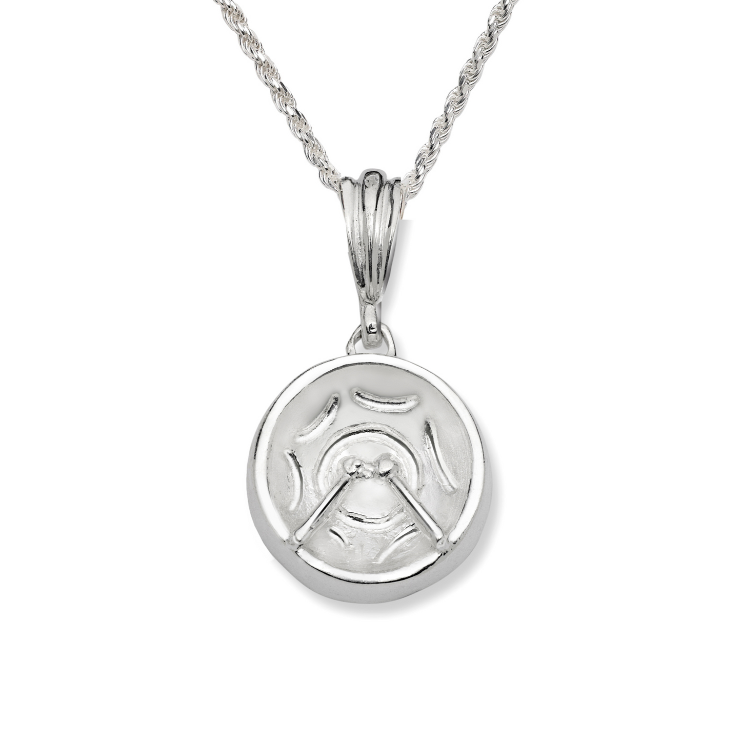 Trinidad Pan & Drum 925 Sterling Silver Pendant Necklace