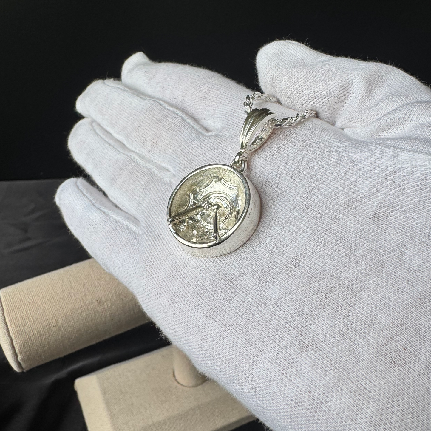Trinidad Pan & Drum 925 Sterling Silver Pendant Necklace