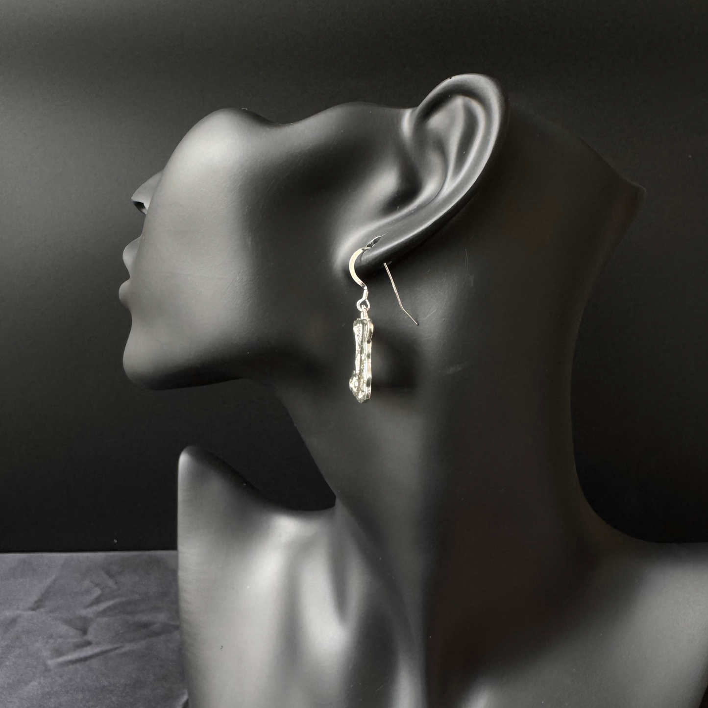 Trinidad Map 925 Sterling Silver Earrings