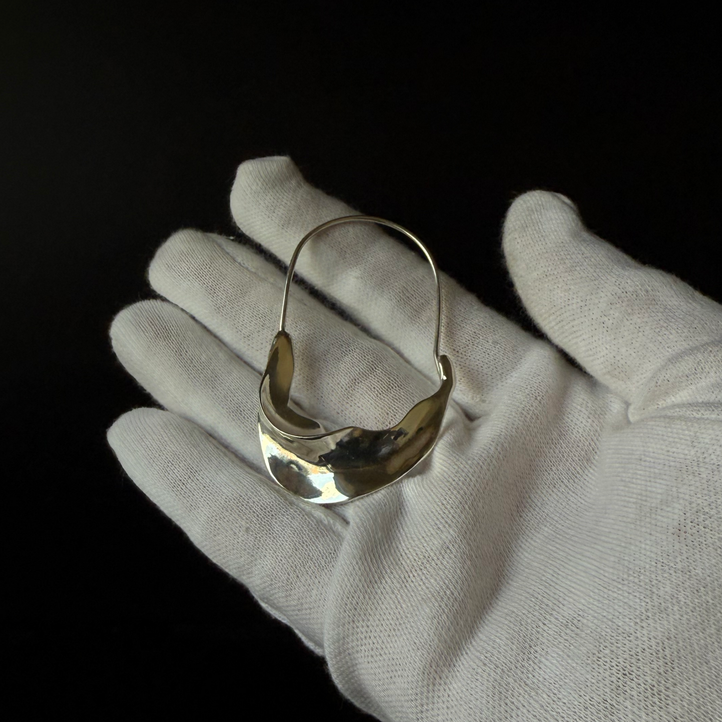 Fulani Solid .925 Sterling Silver Earrings