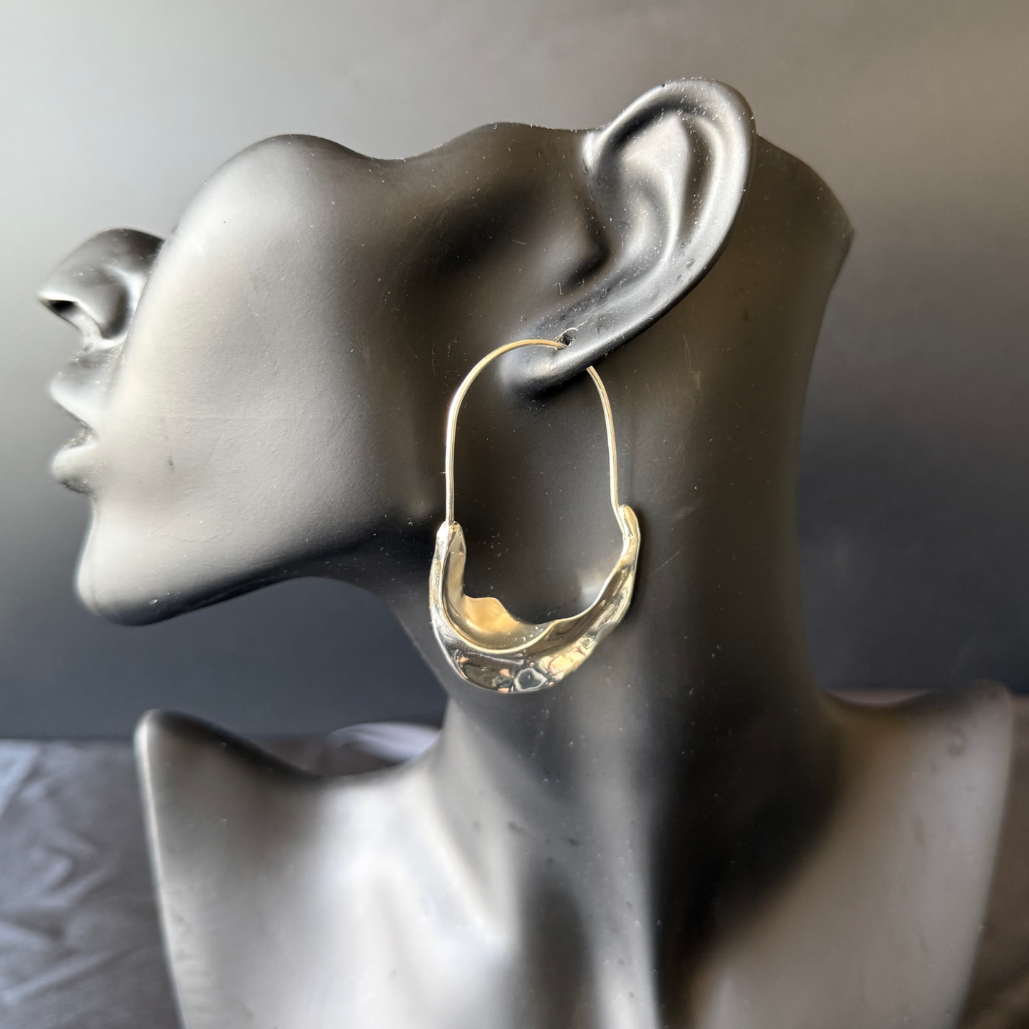 Fulani Solid .925 Sterling Silver Earrings