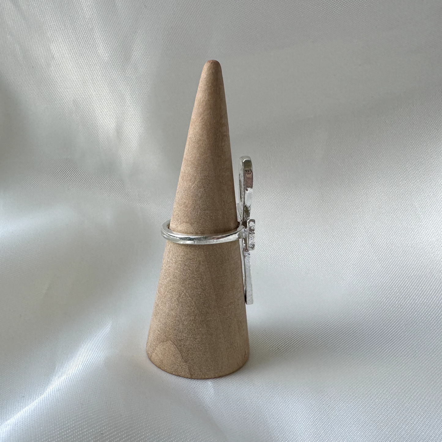 Better Jewelry Etched Ankh Ring .925 Solid Sterling Silver Ring (7.5 grams)