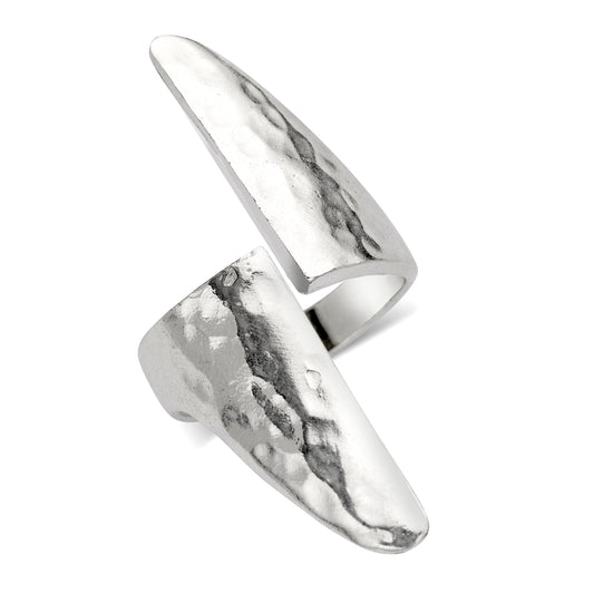 Long Wrap Open .925 Sterling Silver Ring