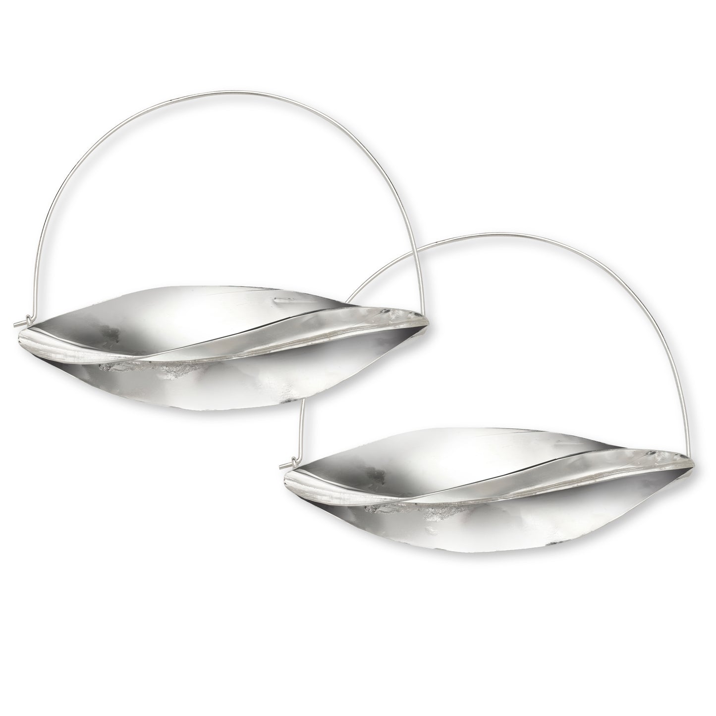 Fulani Solid .925 Sterling Silver Earrings