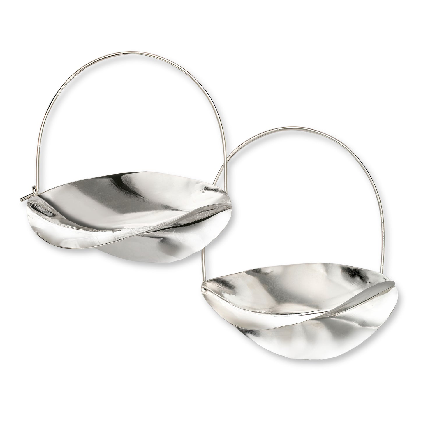 Fulani Solid .925 Sterling Silver Earrings
