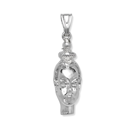 Nubian Queen .925 Sterling Silver Pendant
