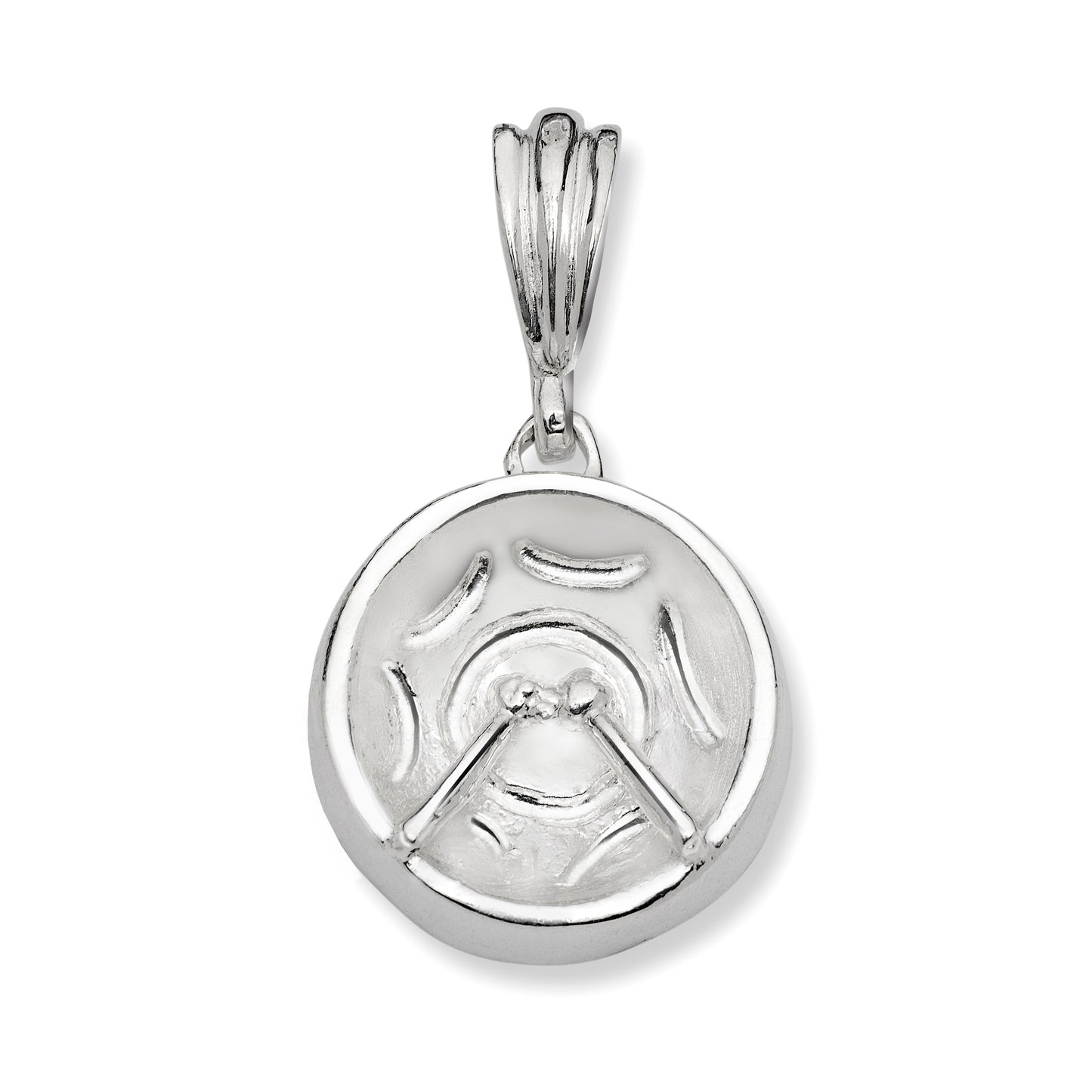Trinidad Pan & Drum 925 Sterling Silver Pendant Necklace