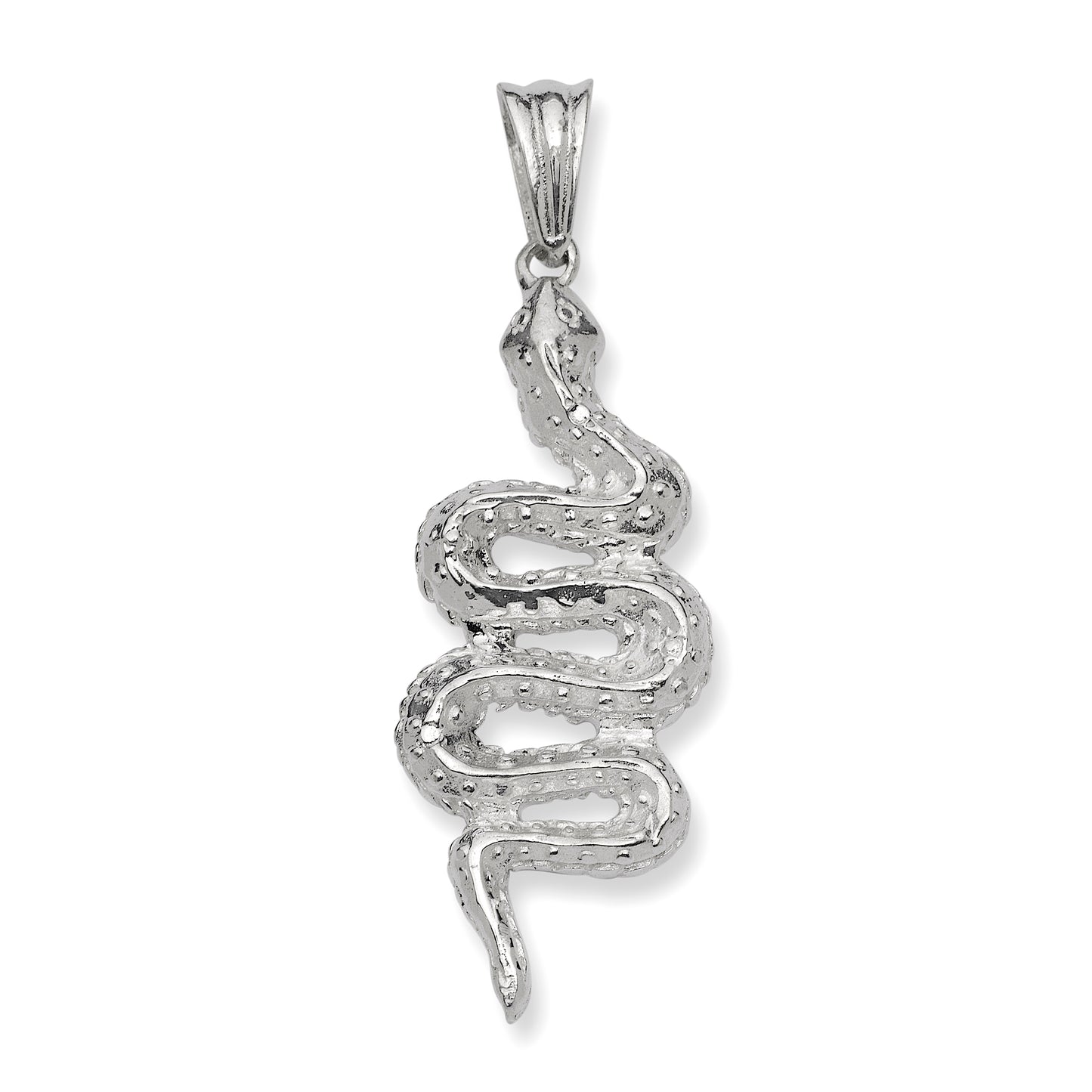 Snake .925 Sterling Silver Pendant Necklace