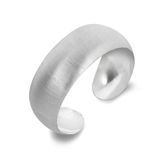 Matte 925 Sterling Silver Cuff Bracelet