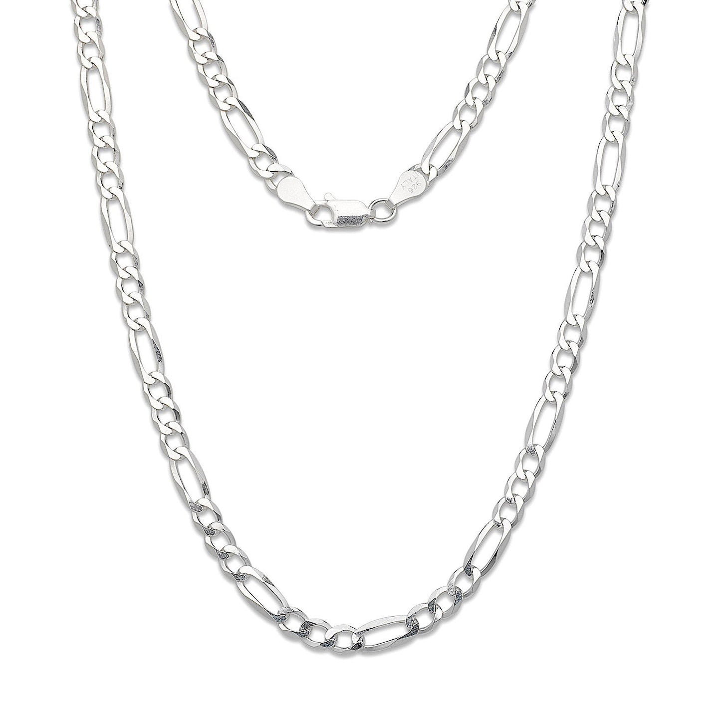 Better Jewelry Figaro Chain .925 Sterling Silver