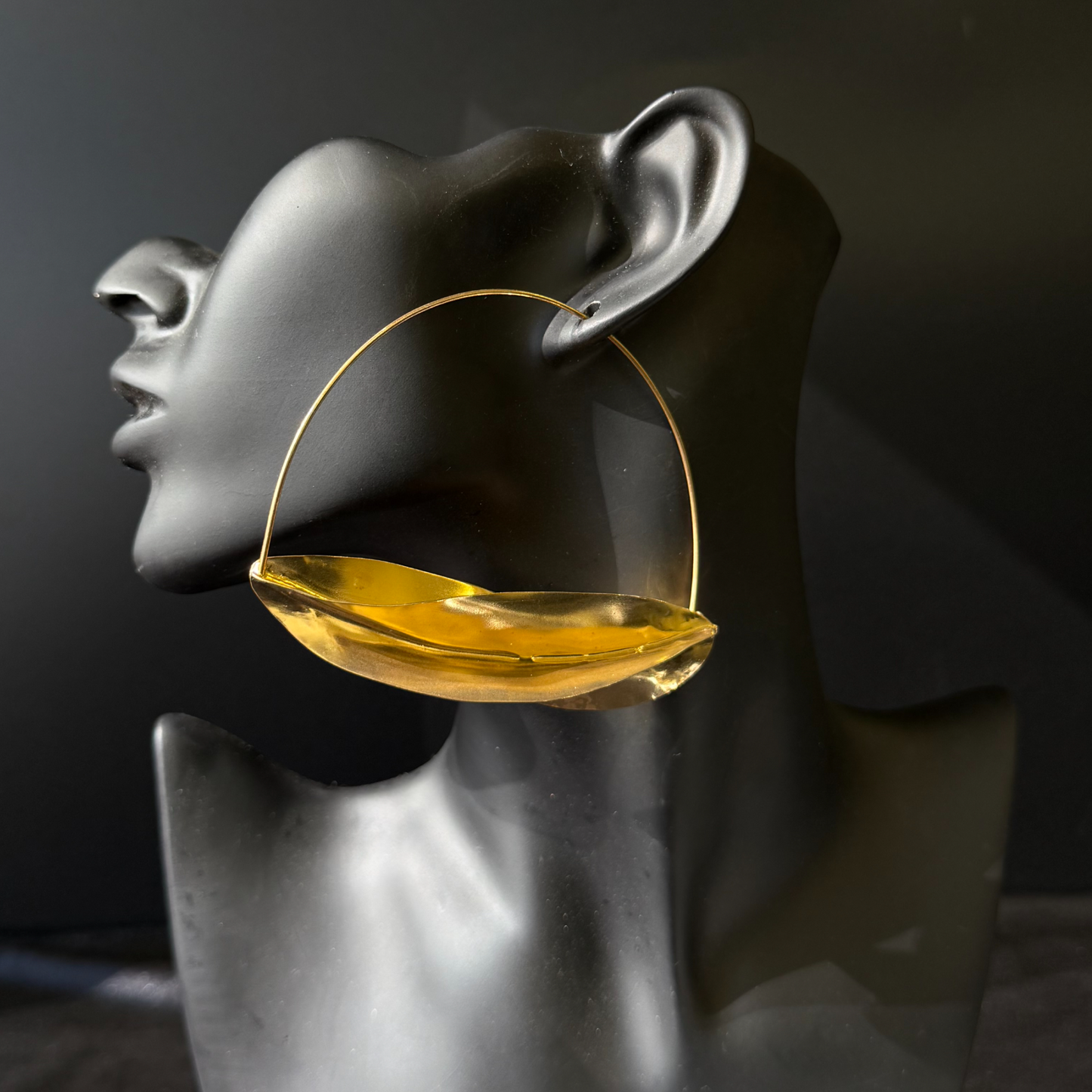 Fulani Solid .925 Sterling Silver Earrings