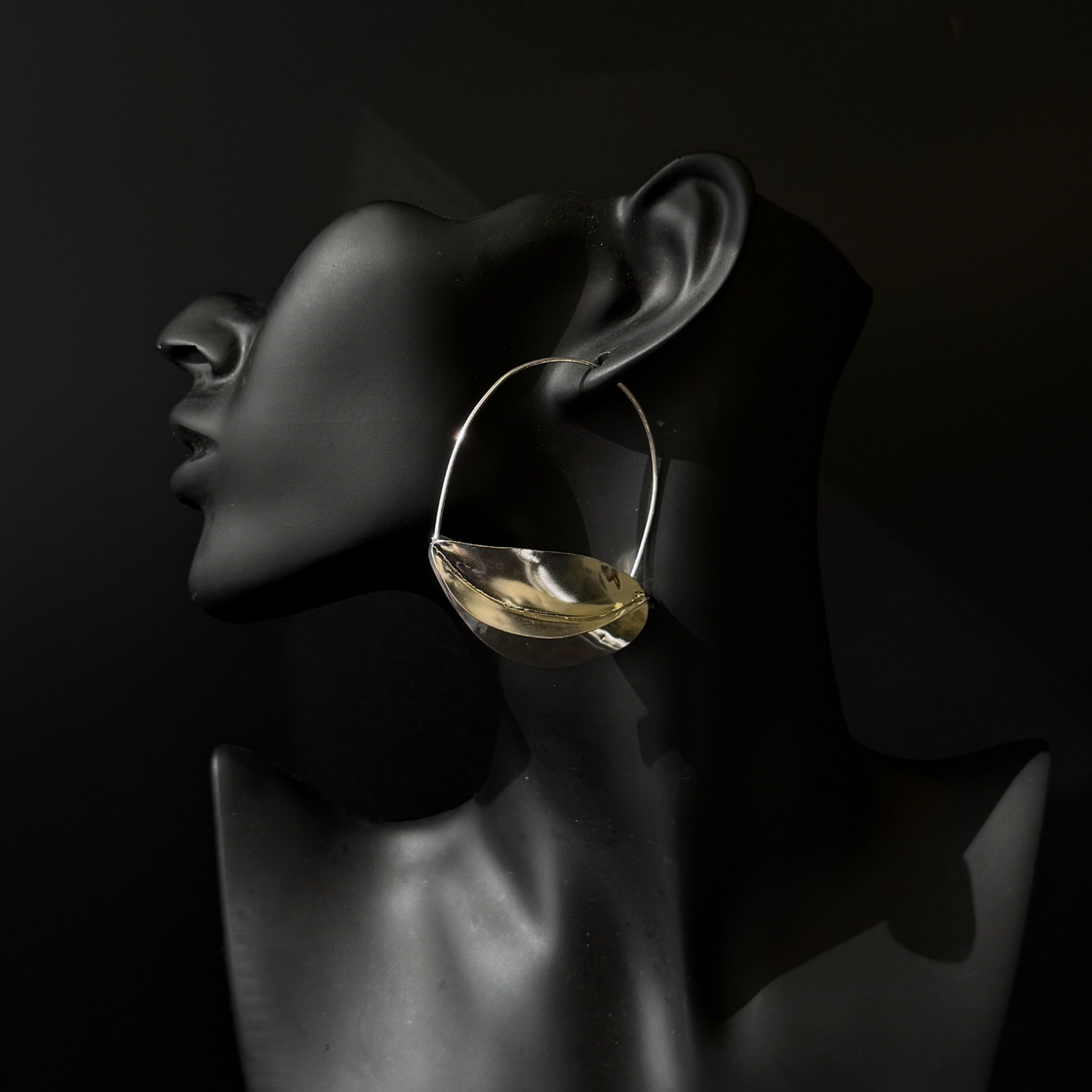 Fulani Solid .925 Sterling Silver Earrings