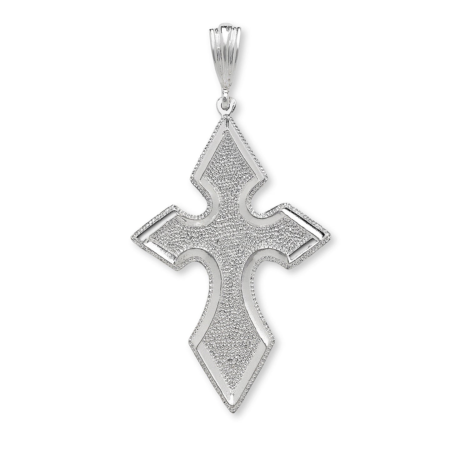 Better Jewelry .925 Sterling Silver Large Cross Pendant