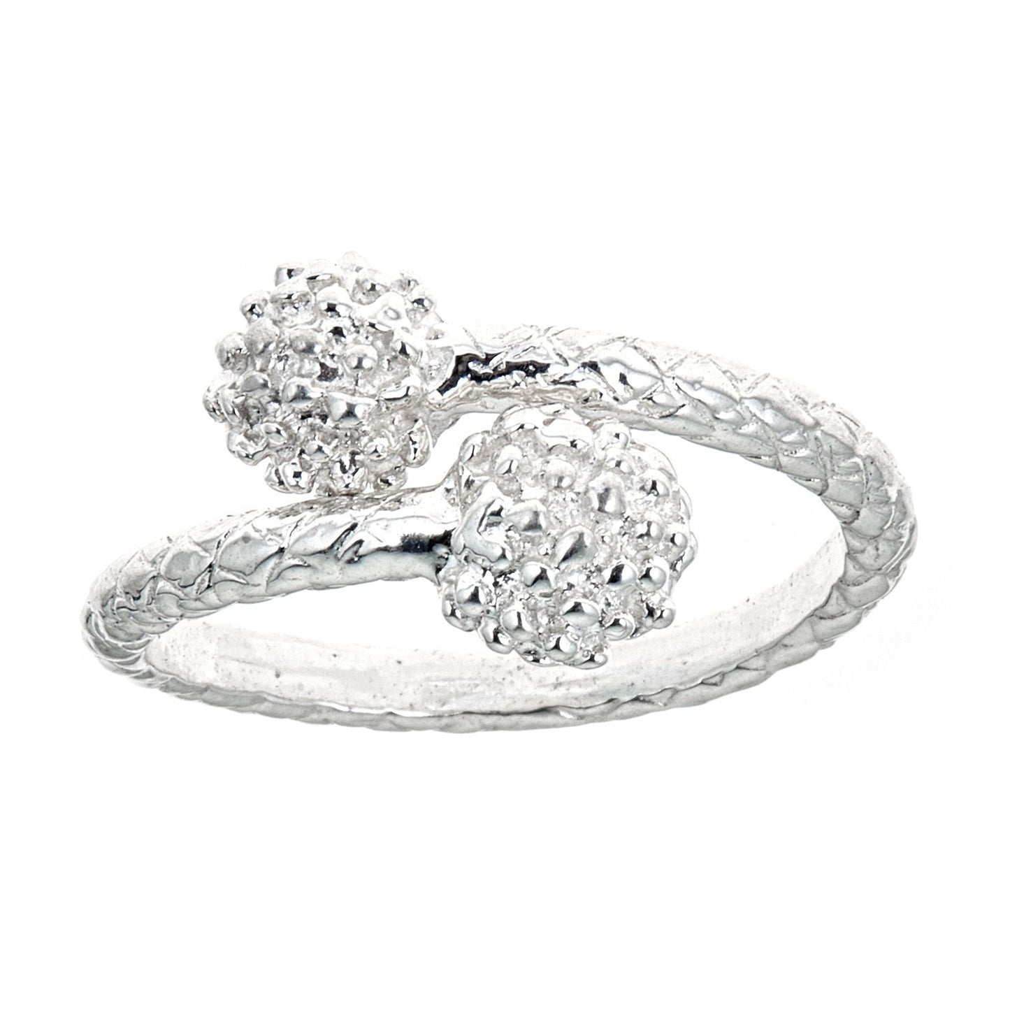 Disco Ball Ends .925 Sterling Silver West Indian Style Ring - Betterjewelry