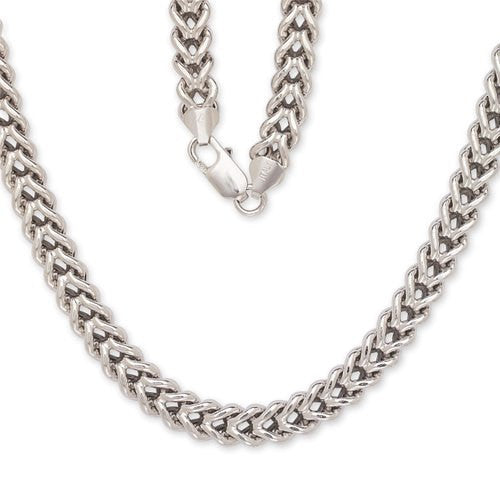 Silver Franco Chain - 925 Sterling Silver | Lirys Jewelry 3.5mm / 20