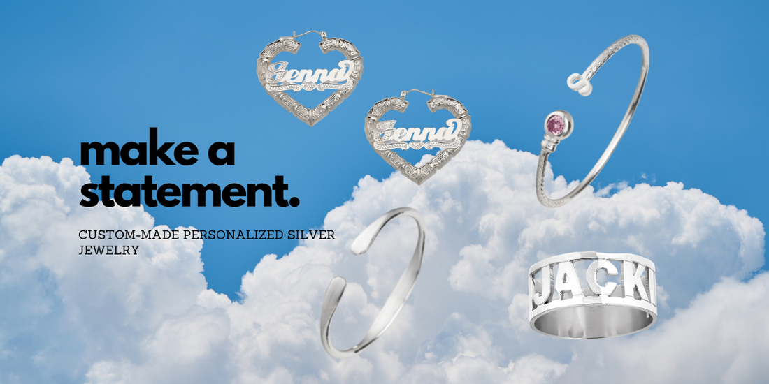 Custom silver deals jewlery