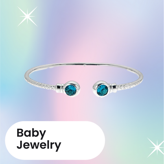 Personalized Silver Baby Jewelry