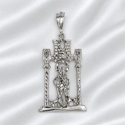 San Lázaro Pendant Sterling Silver .925 – Religious Jewelry, 3 Styles