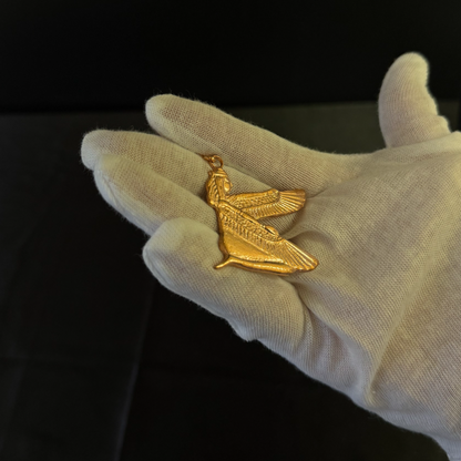 Isis Goddess Pure Copper Pendant