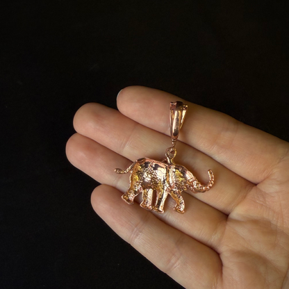 Lucky Elephant Real Copper Pendant