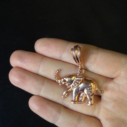 Lucky Elephant Real Copper Pendant