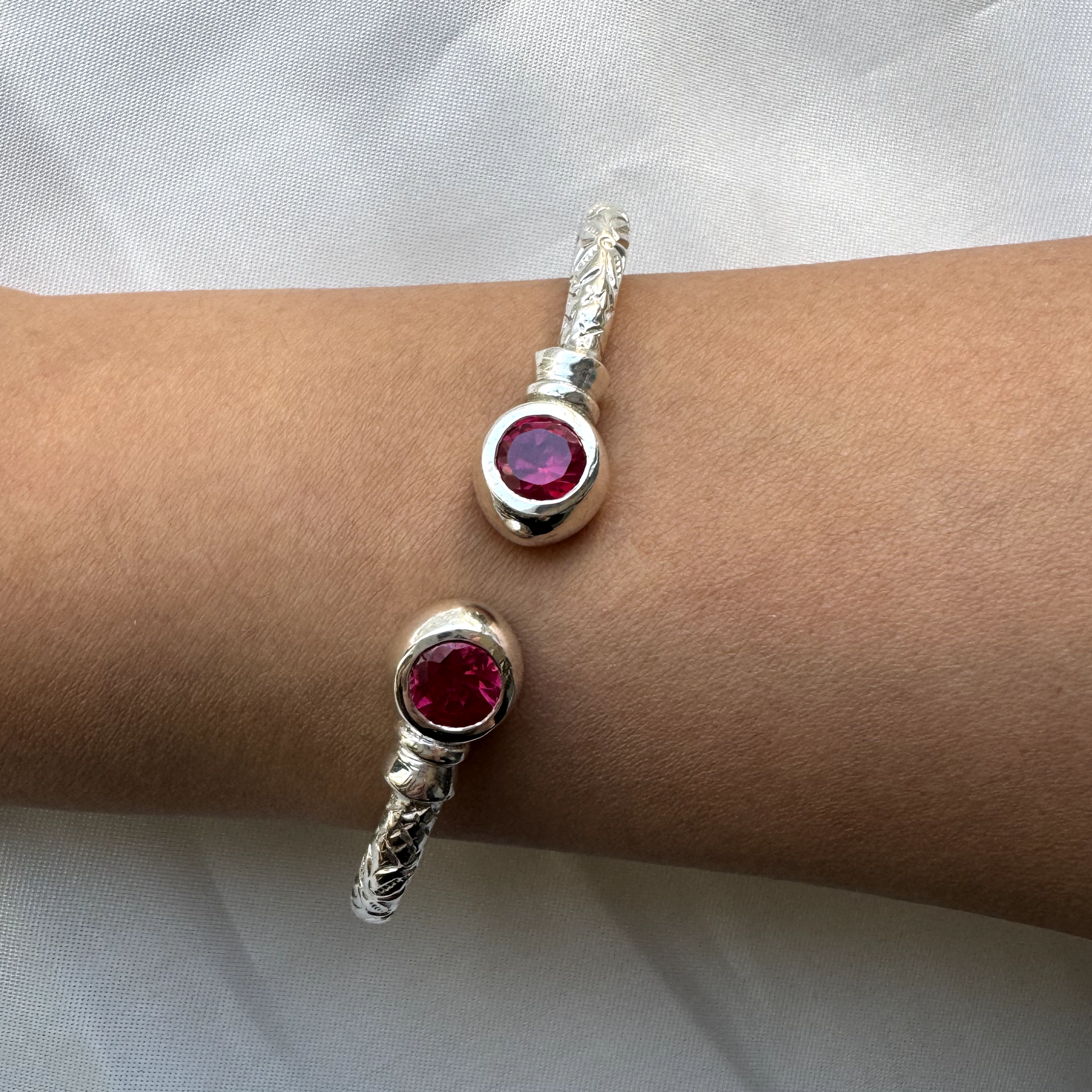 Solid sterling silver online bangle