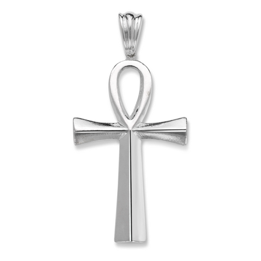 Large Ankh  925 Solid Sterling Silver Pendant
