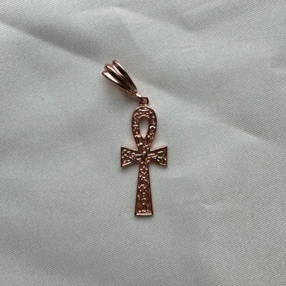 Better Jewelry Copper Etched Ankh Pendant
