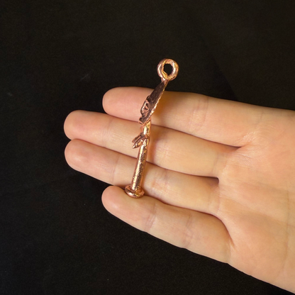 Ashanti Doll Real Copper Pendant