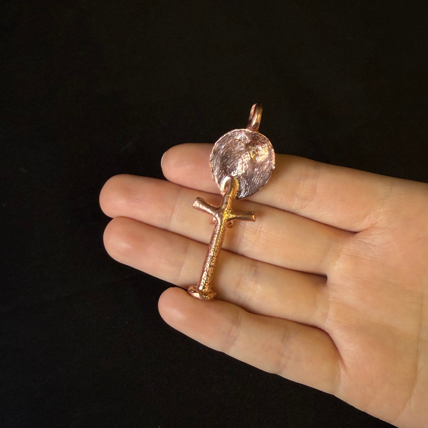 Ashanti Doll Real Copper Pendant