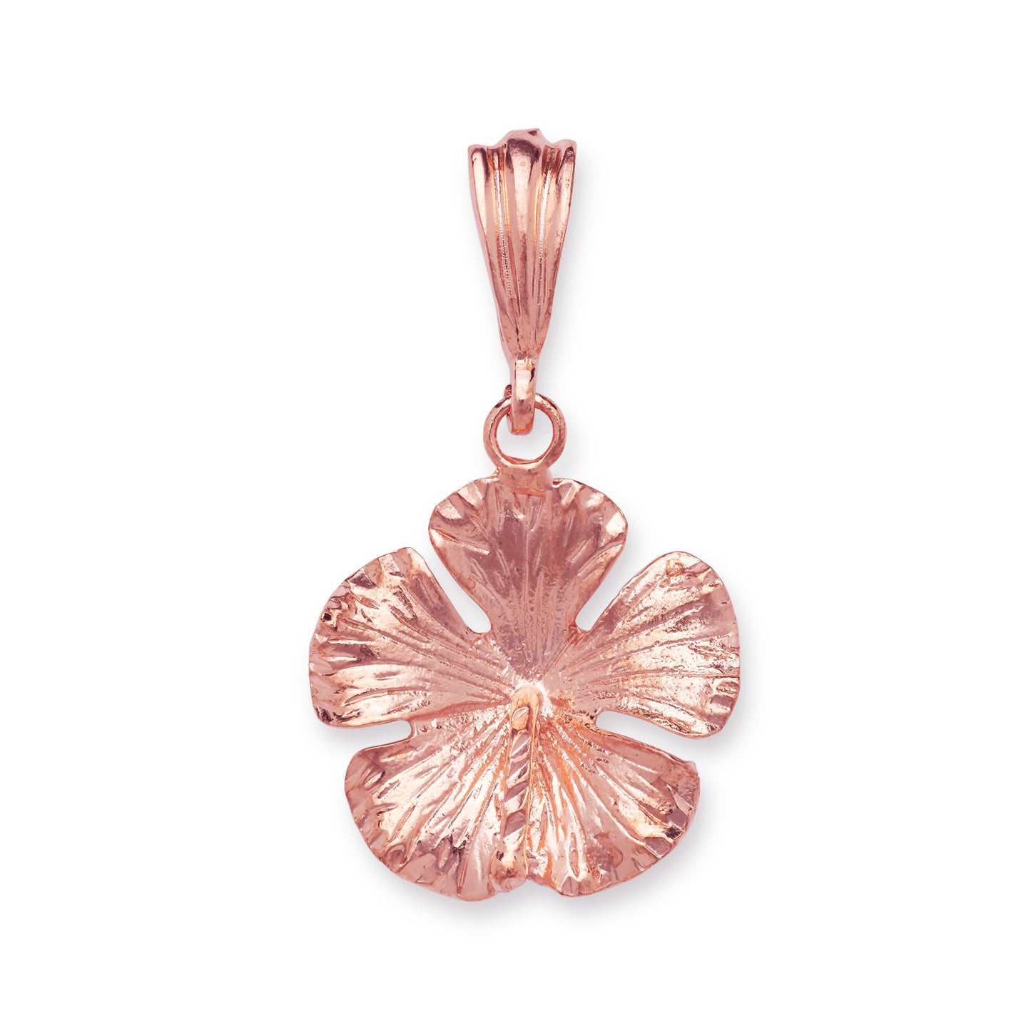 Hibiscus Flower Pure Copper Pendant