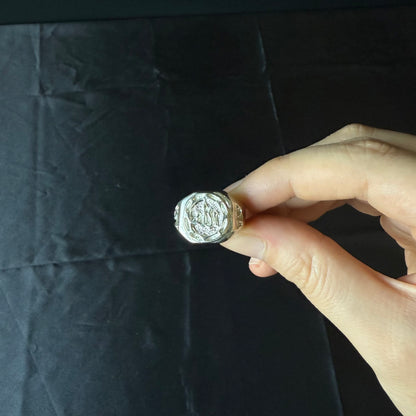 Allah .925 Sterling Silver Signet Ring