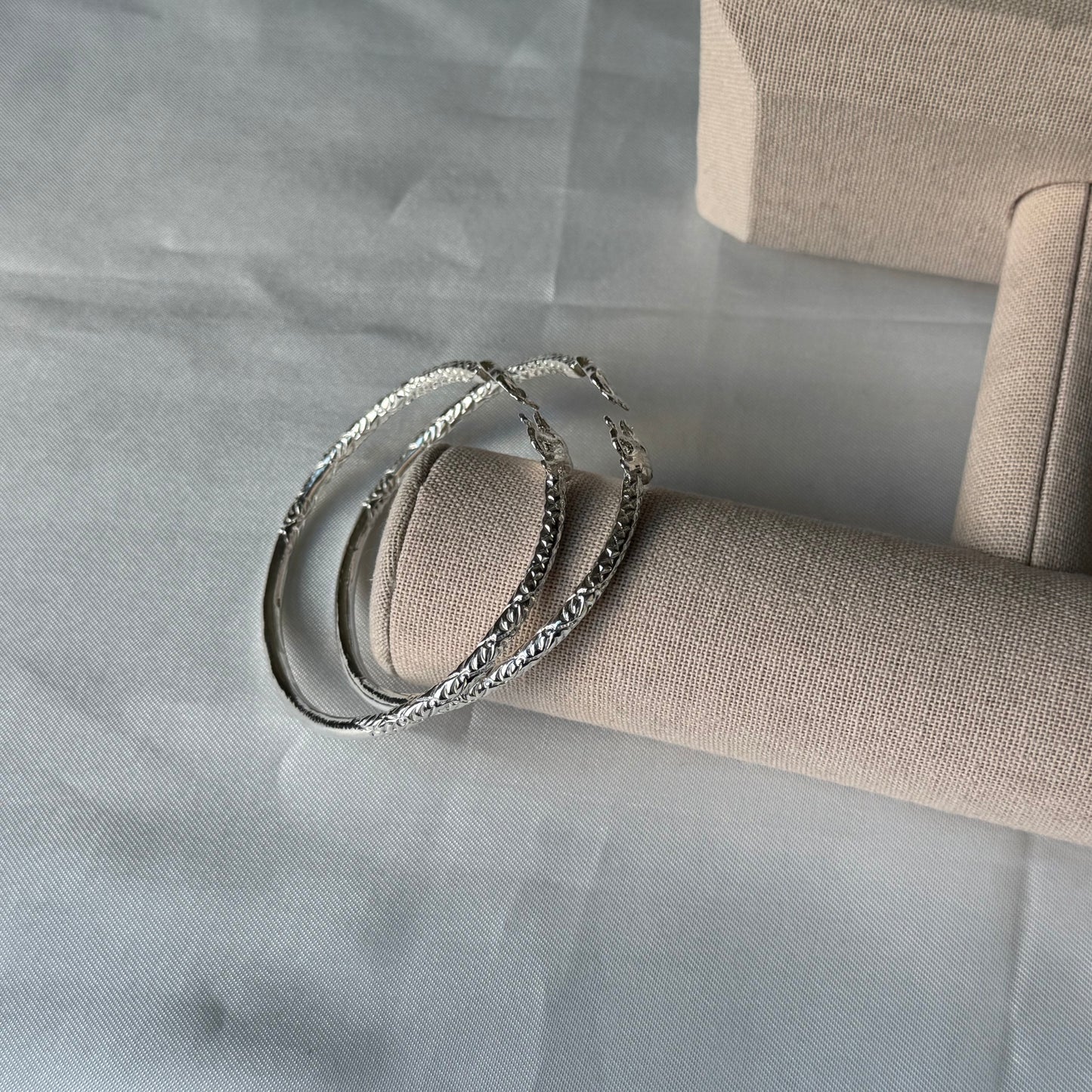 Better Jewelry Elephant Ends West Indian Bangles .925 Sterling Silver, 1 pair