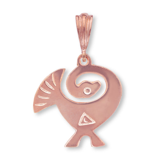 Sankofa Bird Real Copper Pendant