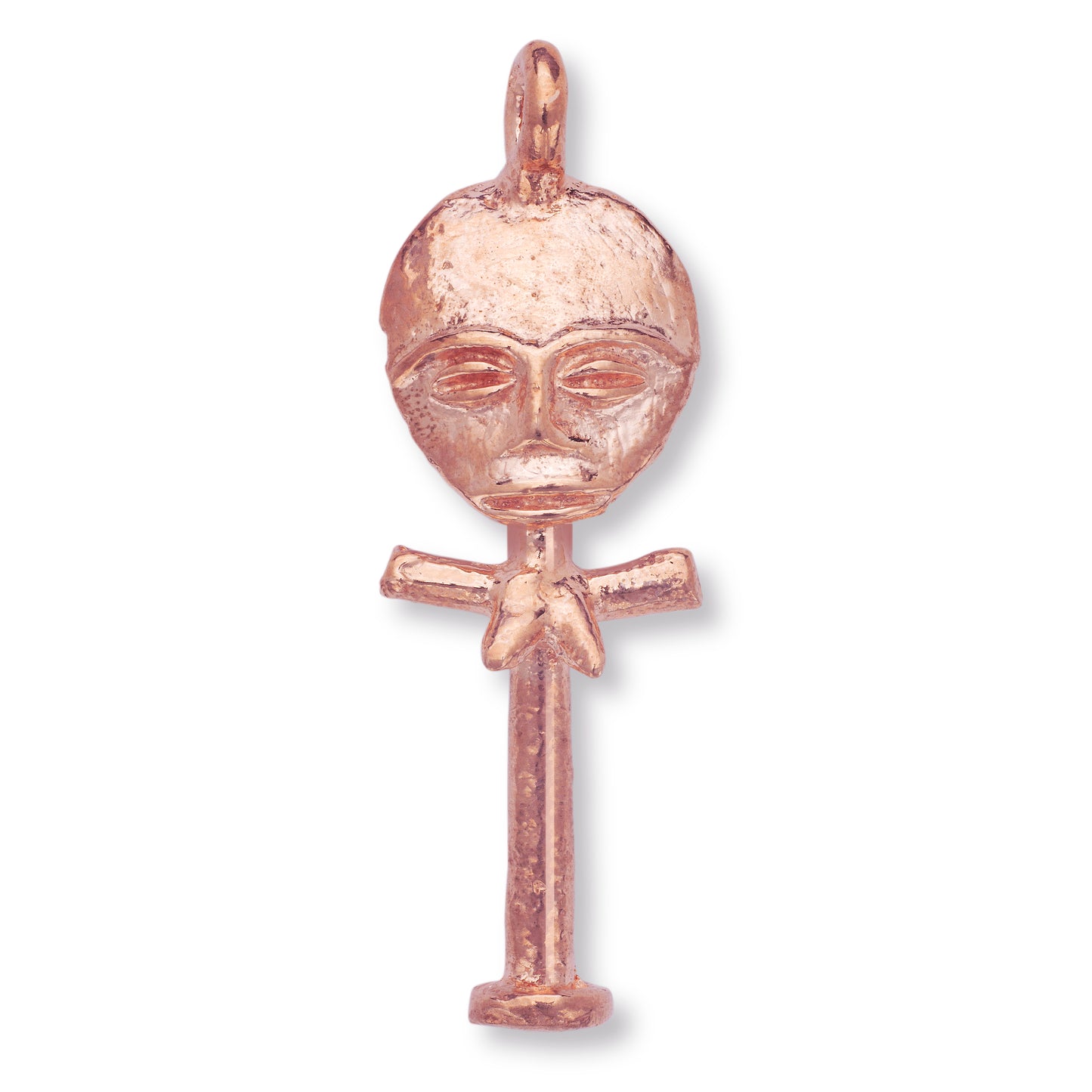 Ashanti Doll Real Copper Pendant