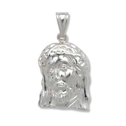 Jesus Small Head 925 Sterling Silver pendant