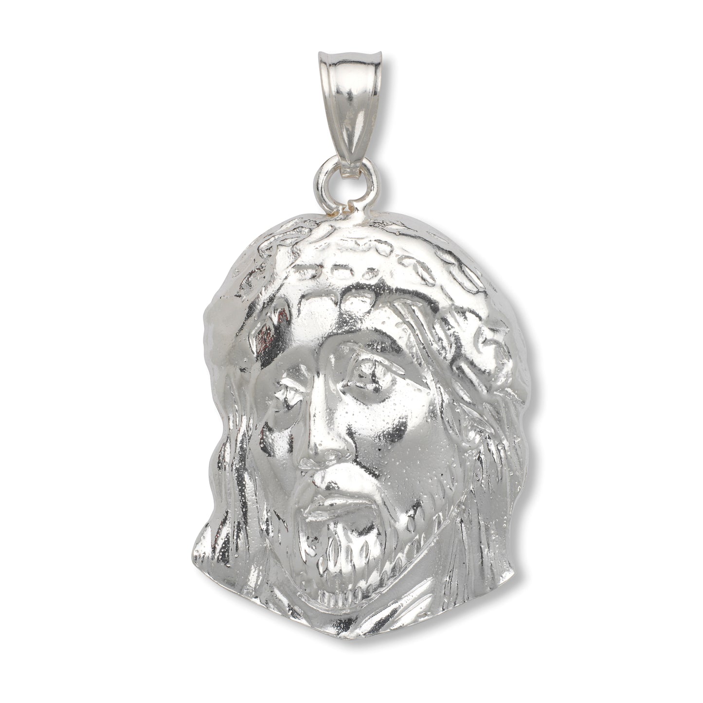 Jesus Small Head 925 Sterling Silver pendant