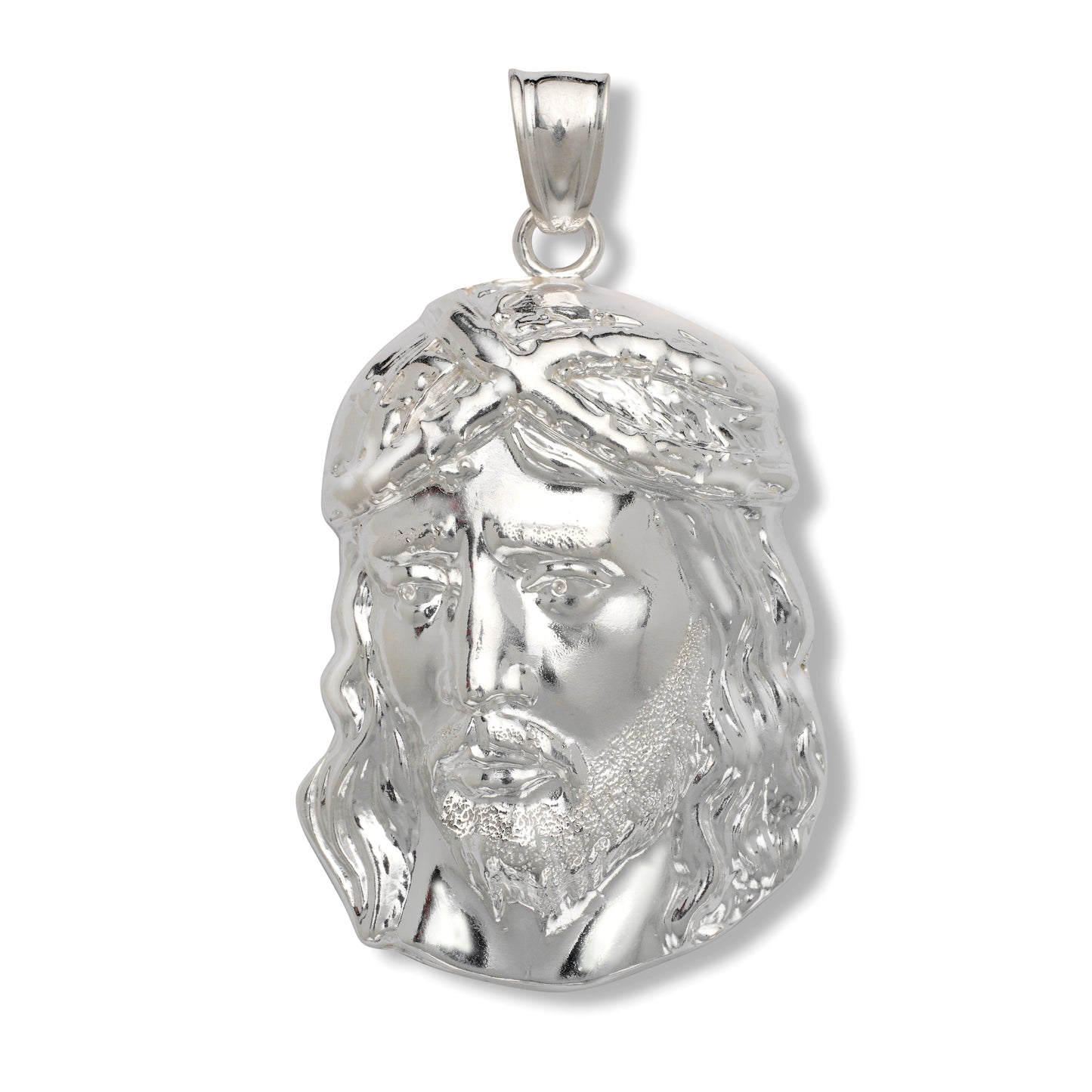 Jesus Small Head 925 Sterling Silver pendant