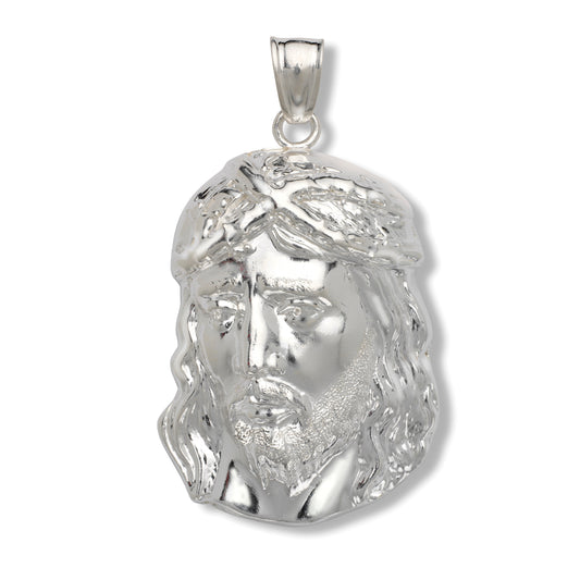 Jesus Small Head 925 Sterling Silver pendant