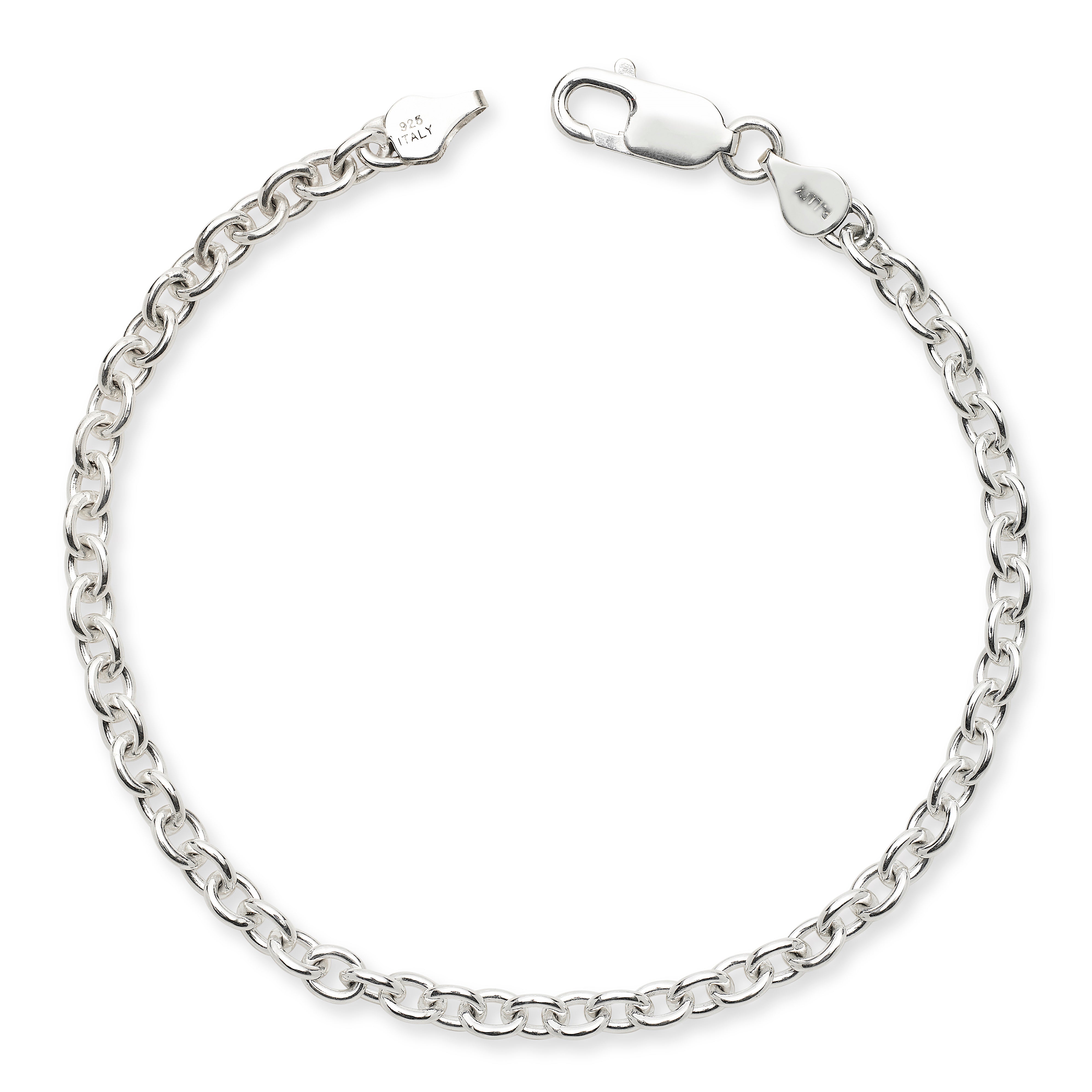 Better Jewelry West Indian .925 Sterling Silver Charm Bracelet