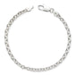 Better Jewelry West Indian .925 Sterling Silver Charm Anklet with Custom Heads