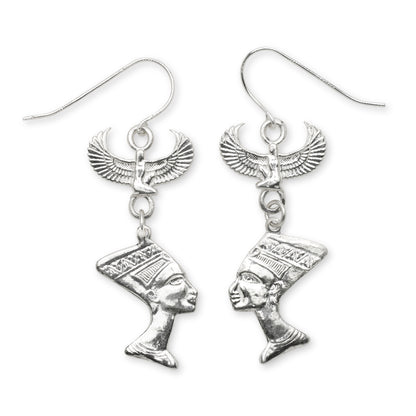 Queen Nefertiti and Goddess Isis .925 Sterling Silver
