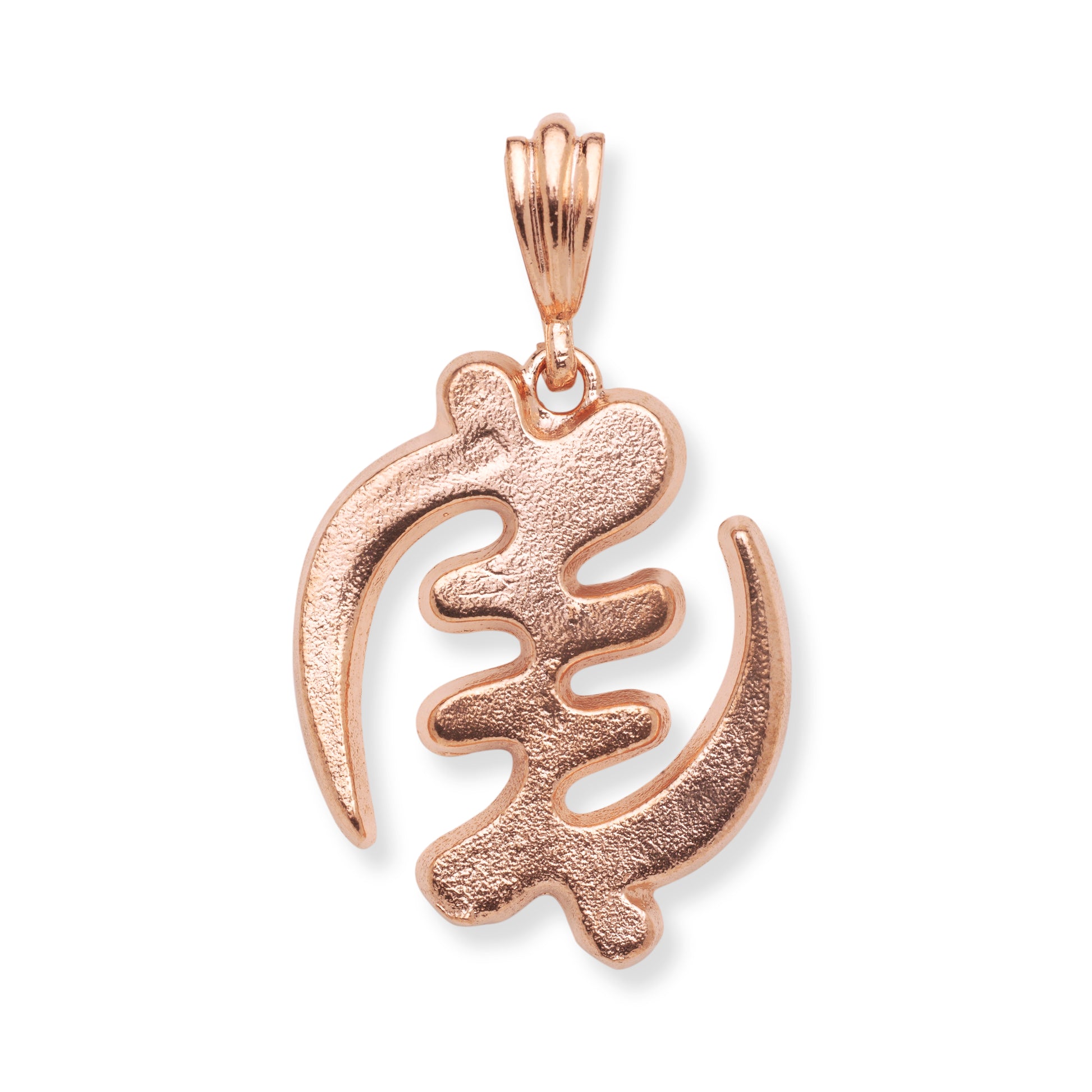 Better Jewelry, Copper Large Adinkra Gye Name Pendant