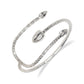 NEW! Tri Tip 925 Solid Sterling Silver West Indian Bangle with Cocoa Pods Ends, three tips, 1 piece