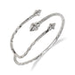 NEW! Tri Tip 925 Solid Sterling Silver West Indian Bangle with Ridged Arrow Taj Mahal Ends, three tips, 1 piece