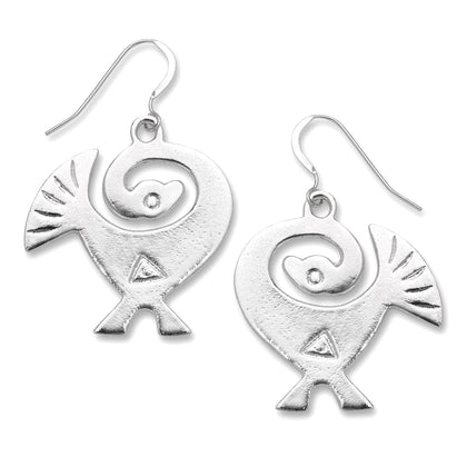 Snakofa Bird .925 Sterling Silver Earrings