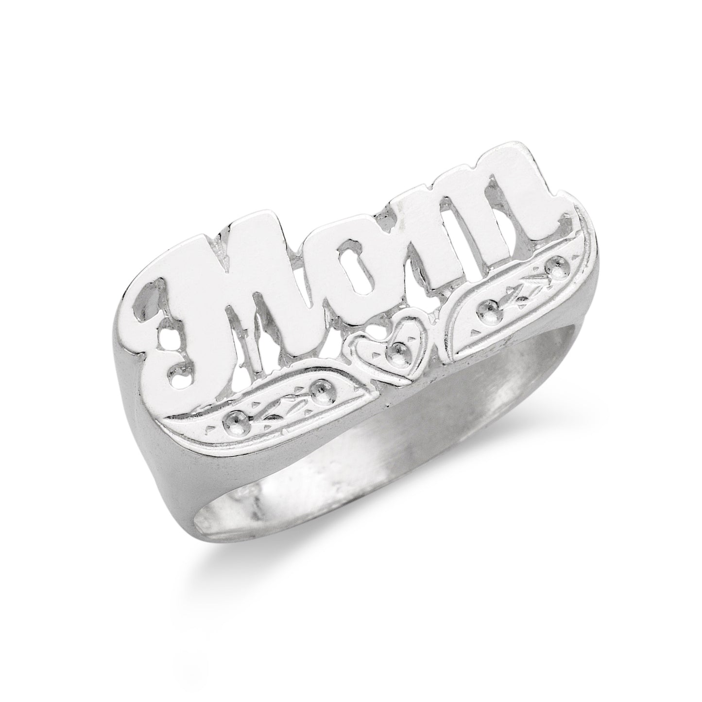 Mom Ring .925 Sterling Silver