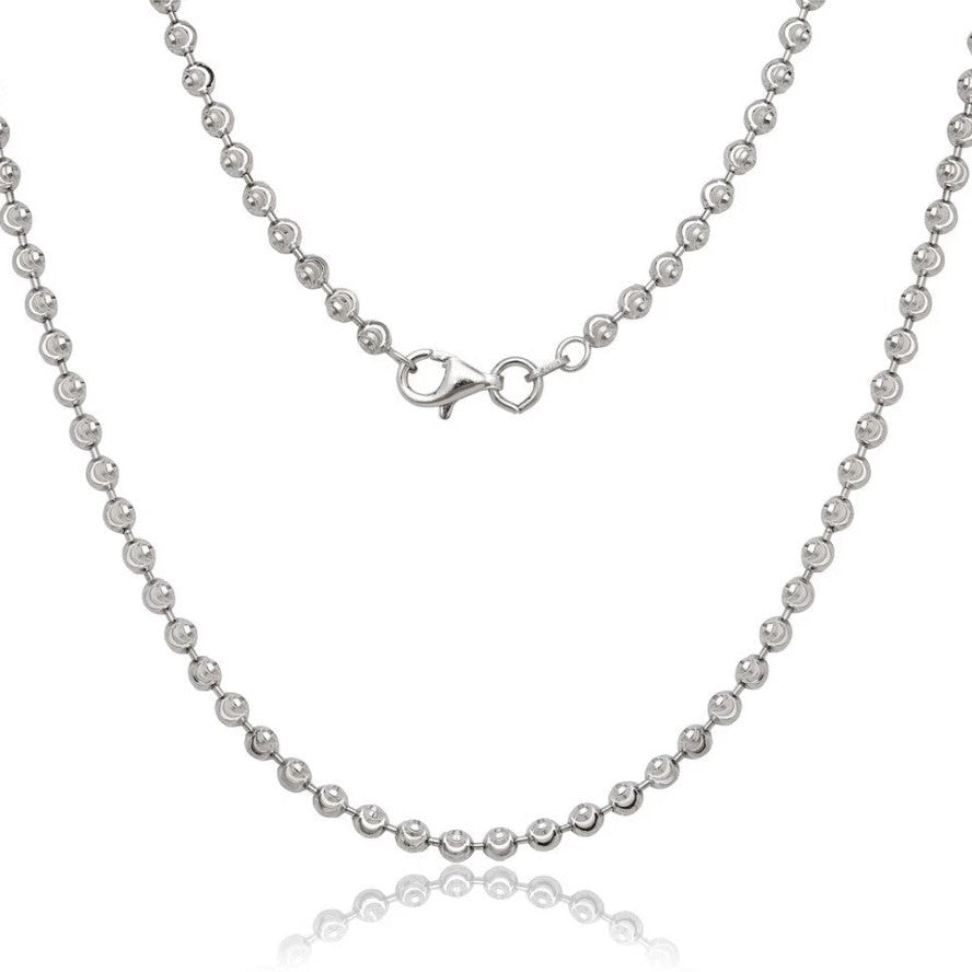 Moon Cut 925 Sterling Silver Chain