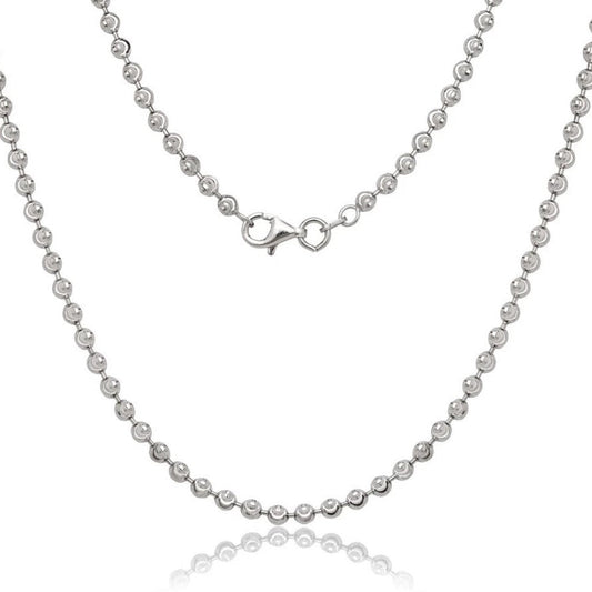 Moon Cut 925 Sterling Silver Chain